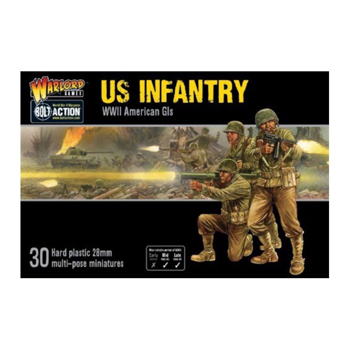 Bolt Action: US Infantry Box (Plastic) - Cats In Hat Inc.