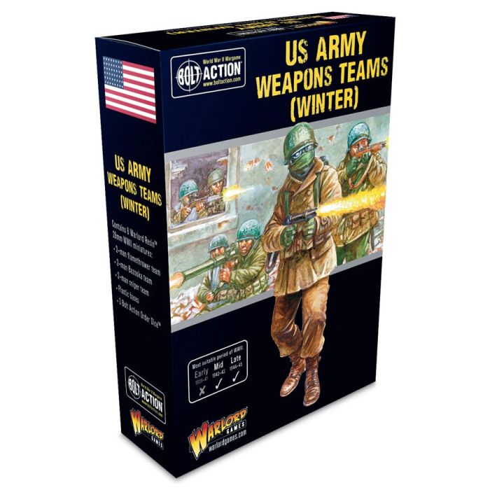 Bolt Action: US Army (Winter) Weapons Teams - Cats In Hat Inc.