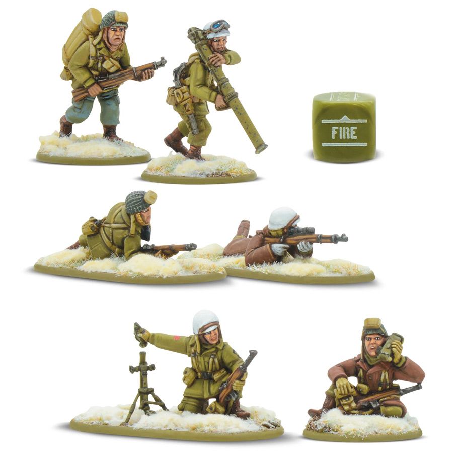 Bolt Action: US Airborne (Winter) Weapons Team