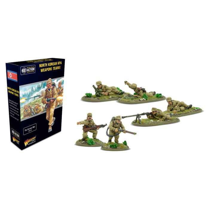 Bolt Action: Korean War: North Korean KPA Weapons Teams - Cats In Hat Inc.