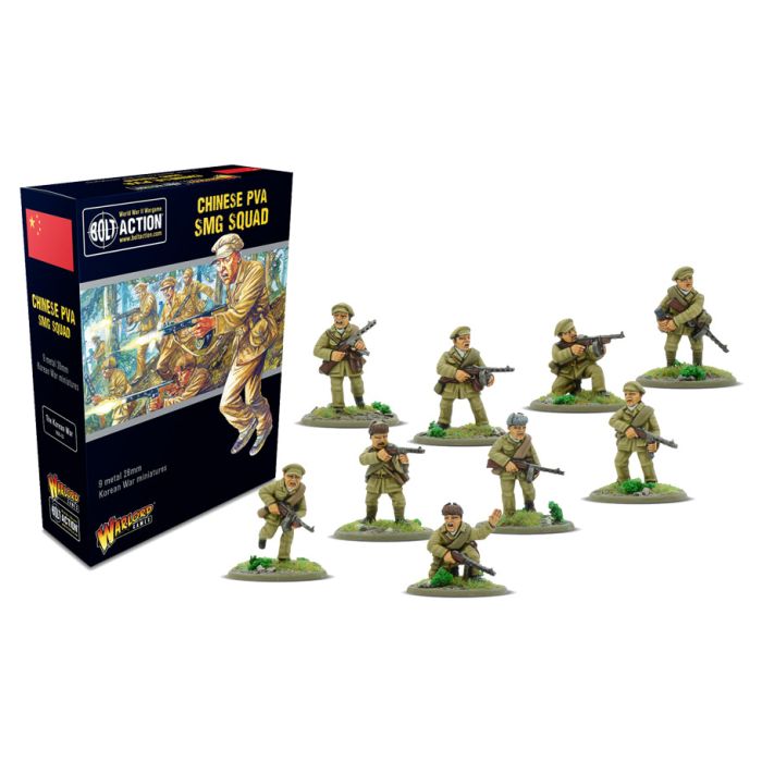 Bolt Action: Korean War: Chinese PVA SMG Squad - Cats In Hat Inc.