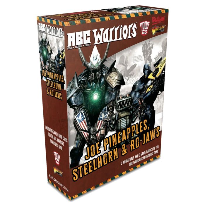 ABC Warriors: Joe Pineapples, Steelhorn & Ro-Jaws - Cats In Hat Inc.