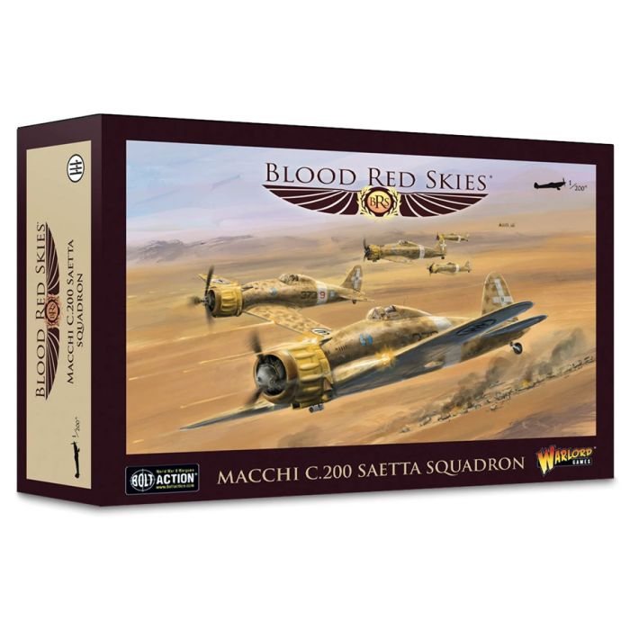 Blood Red Skies: Macchi C.200 Saetta Squadron - Cats In Hat Inc.
