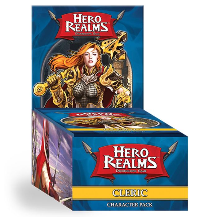 Hero Realms Deckbuilding Game: Cleric Booster DISPLAY (12) - Cats In Hat Inc.