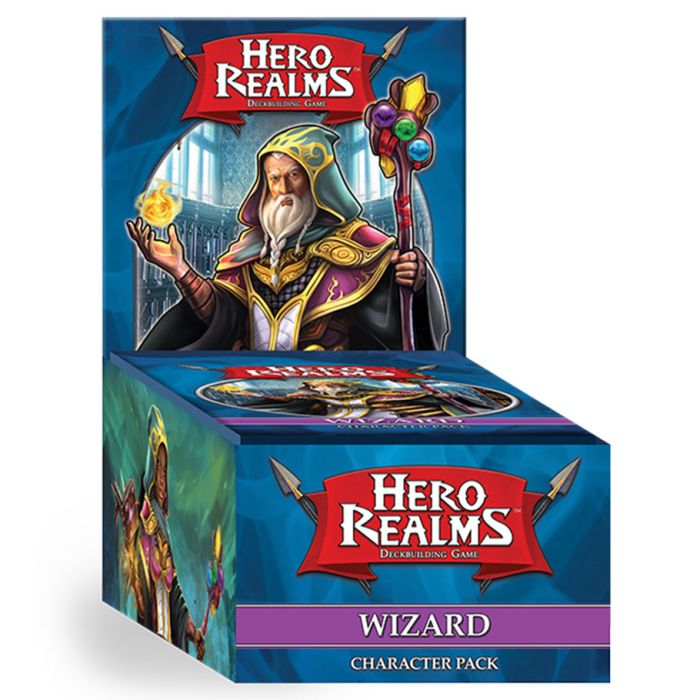 Hero Realms Deckbuilding Game: Wizard Booster DISPLAY (12) - Cats In Hat Inc.
