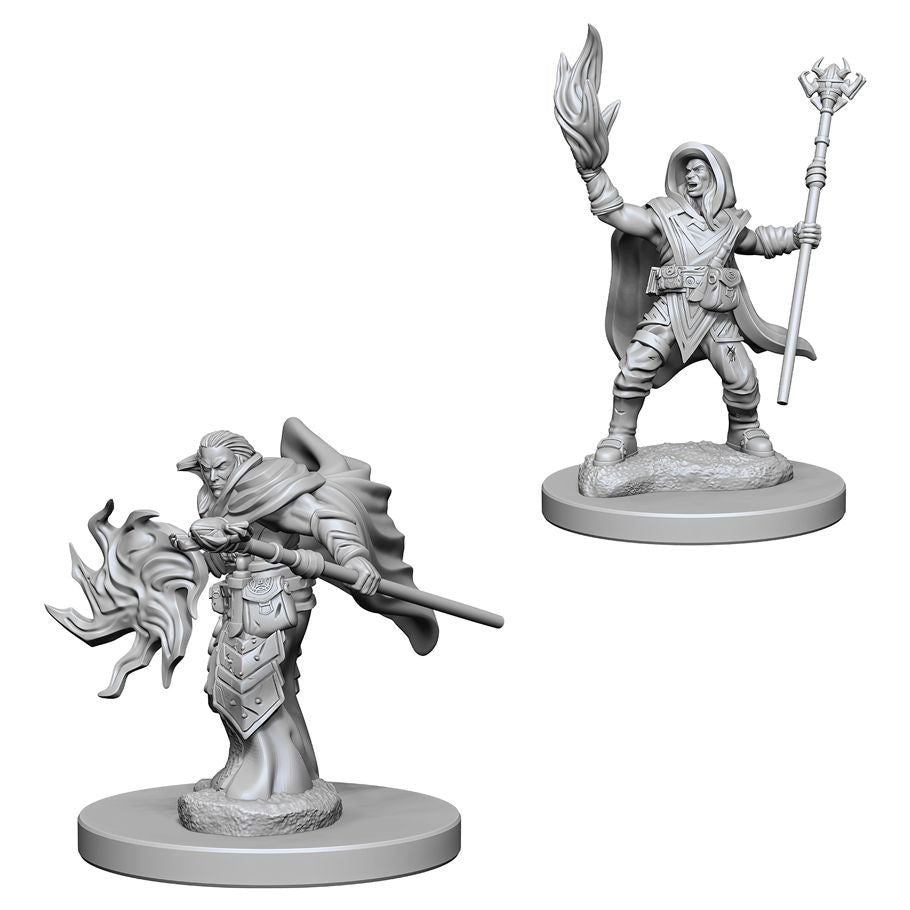 D&D: Nolzur's Marvelous Minis: Elf Male Wizard W2 (Unpainted)