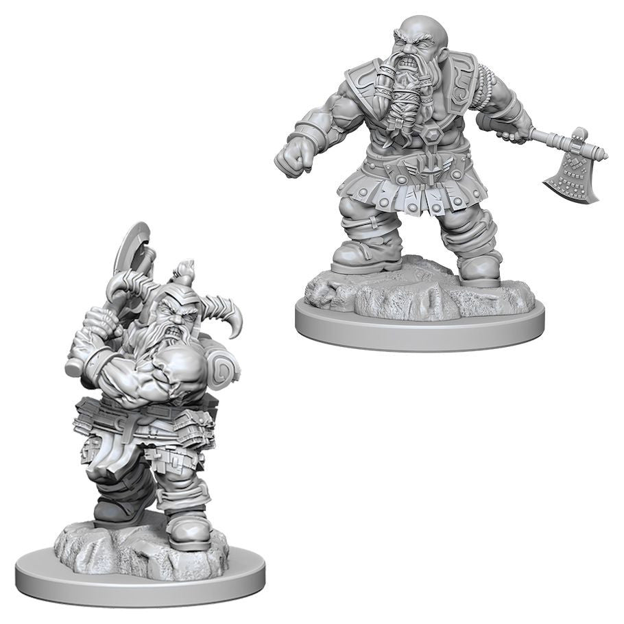 D&D: Nolzur's Marvelous Minis: Male Dwarf Barbarian W6 (Unpainted)