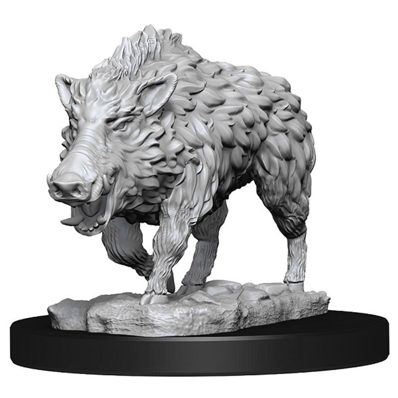 WizKids Deep Cuts Minis: Wild Boar W7 (Unpainted)