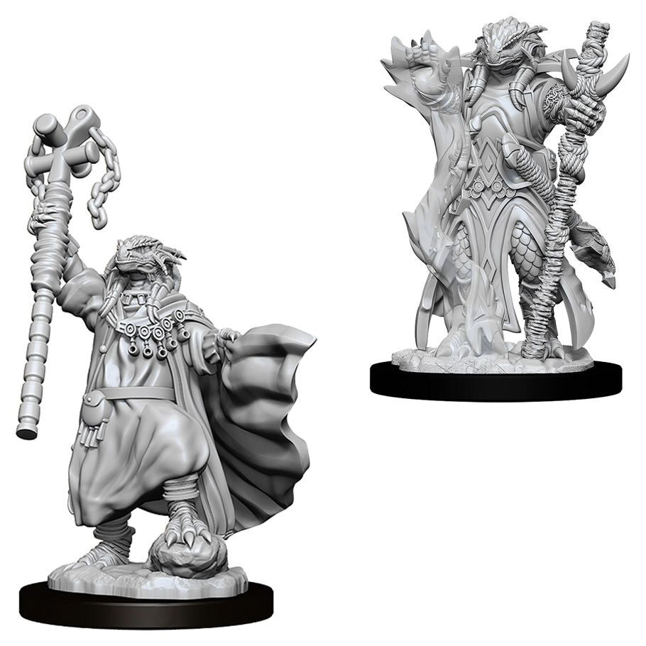 D&D: Nolzur's Marvelous Minis: Female Dragonborn Sorcerer W8 (Unpainted)