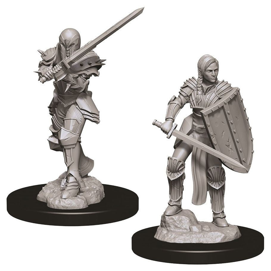 D&D: Nolzur's Marvelous Minis: Female Human Fighter W9 (Unpainted)