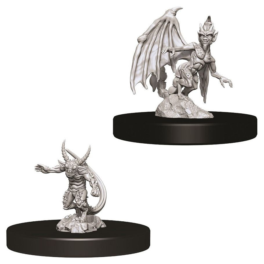 D&D: Nolzur's Marvelous Minis: Quasit & Imp W9 (Unpainted)
