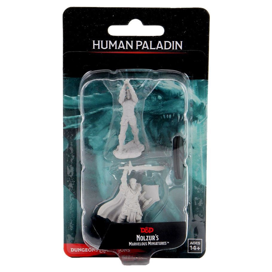D&D: Nolzur's Marvelous Minis: Male Human Paladin W12 (Unpainted)