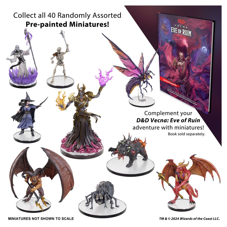 D&D: Icons of the Realms: Vecna: Eve of Ruin Booster Brick (8) By WizKids