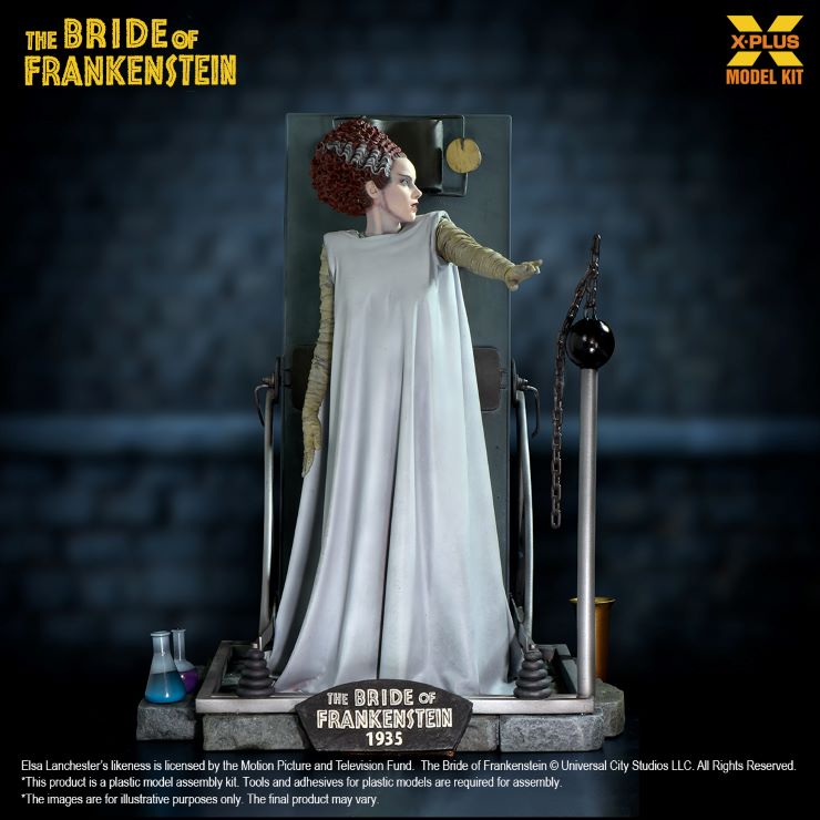 1/8 The Bride of Frankenstein w/Lab Bed & Base from 1935 Film