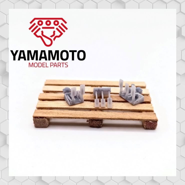 1/24 Racing Pedal Box Set: 2-Pedal (1) & 3-Pedal (2)