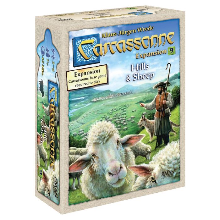 Carcassonne Expansion 9: Hills & Sheep - Cats In Hat Inc.