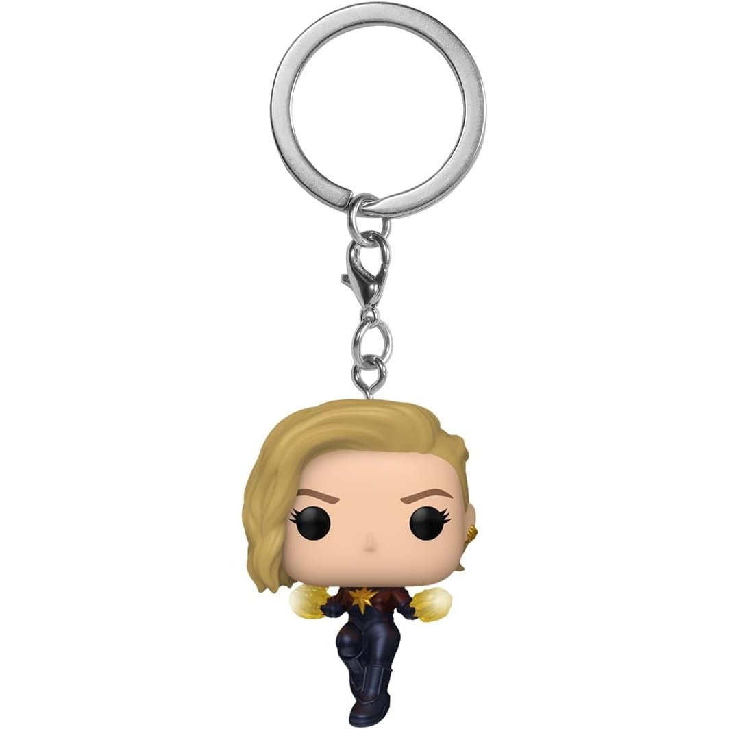 Funko Pop! Keychain! Marvel! The Marvels (2023) - Captain Marvel - Cats In Hat Inc.