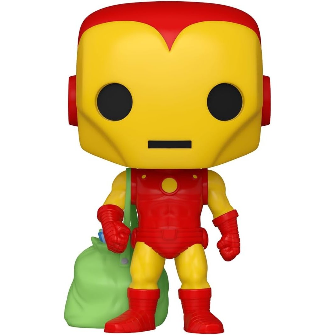 Funko Pop! Marvel! Marvel Comics - Iron Man with Bag Holiday - Cats In Hat Inc.