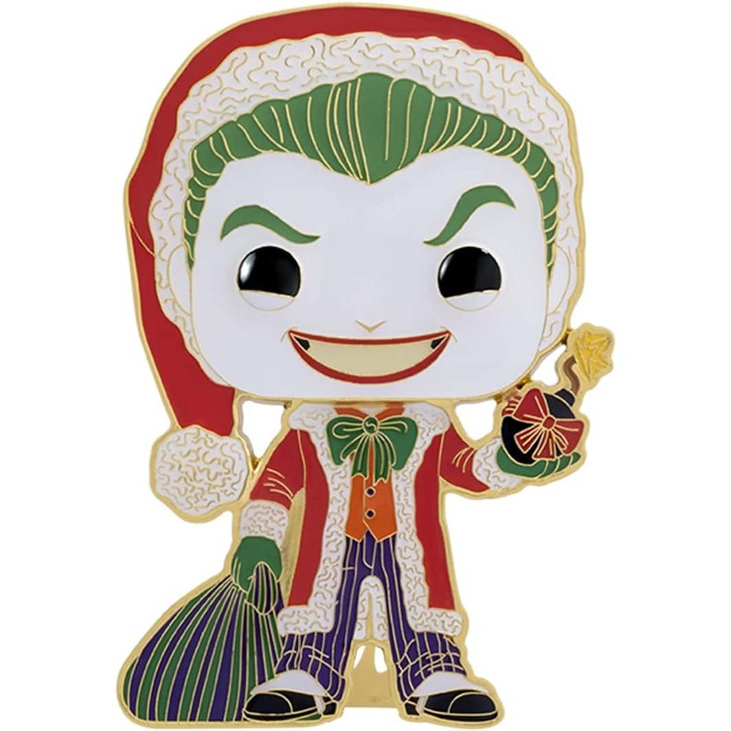 Funko Pop! Pin! DC! Holiday Joker (Styles May Vary) - Cats In Hat Inc.