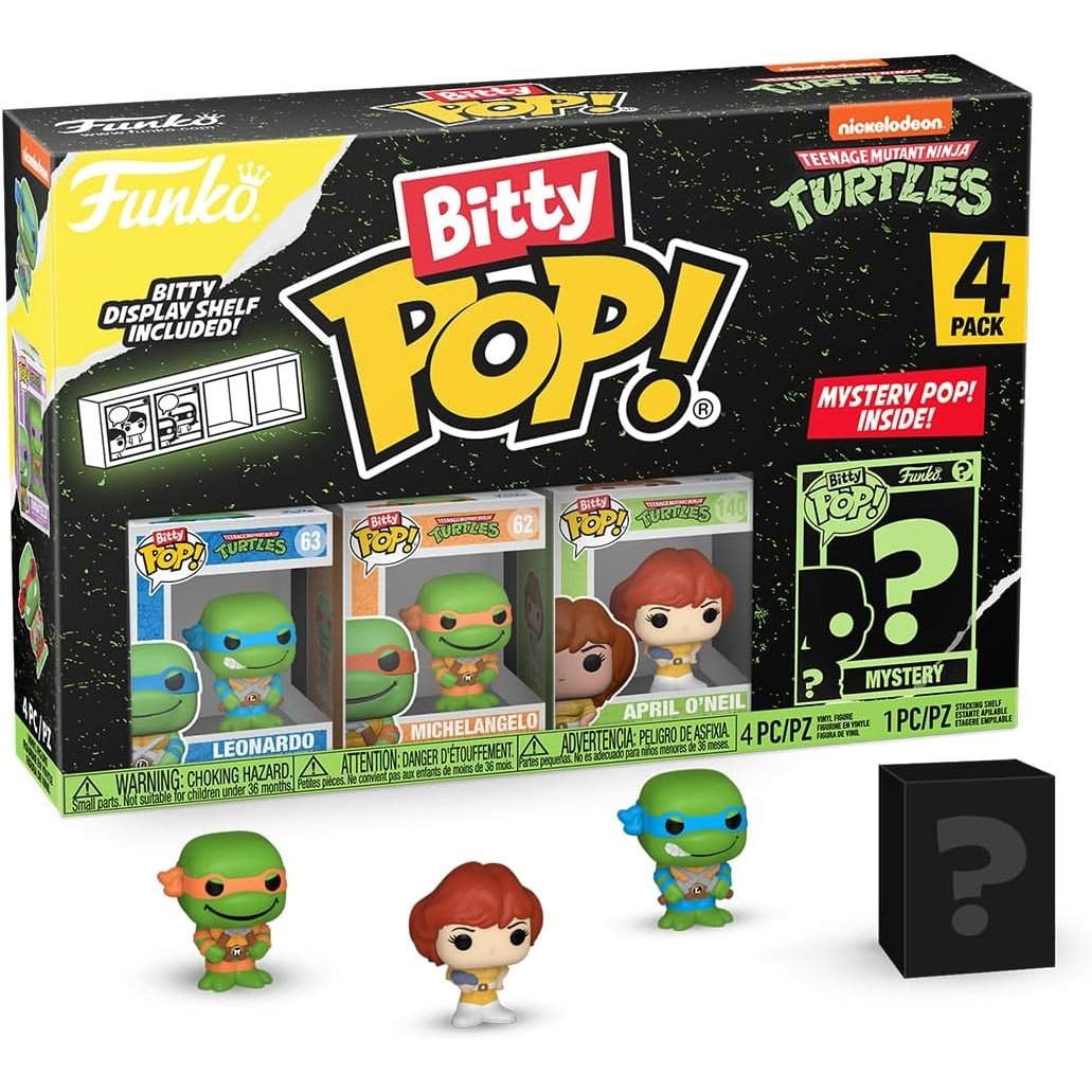 Funko! Bitty Pop! Movies! Teenage Mutant Ninja Turtles - Leonardo 4PK - Cats In Hat Inc.