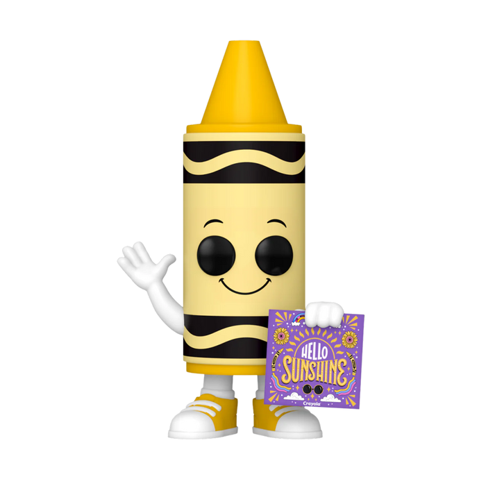 Funko Pop! Ad Icons! Crayola - Yellow Crayon (Kindness) - Cats In Hat Inc.