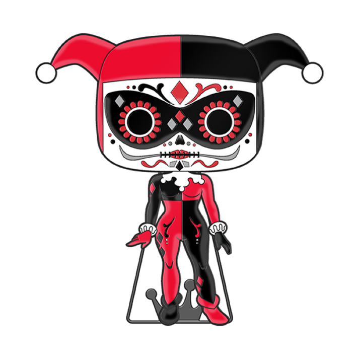 Funko Pop! Pin! DC! DC Comics Day of the Dead - Harley Quinn - Cats In Hat Inc.