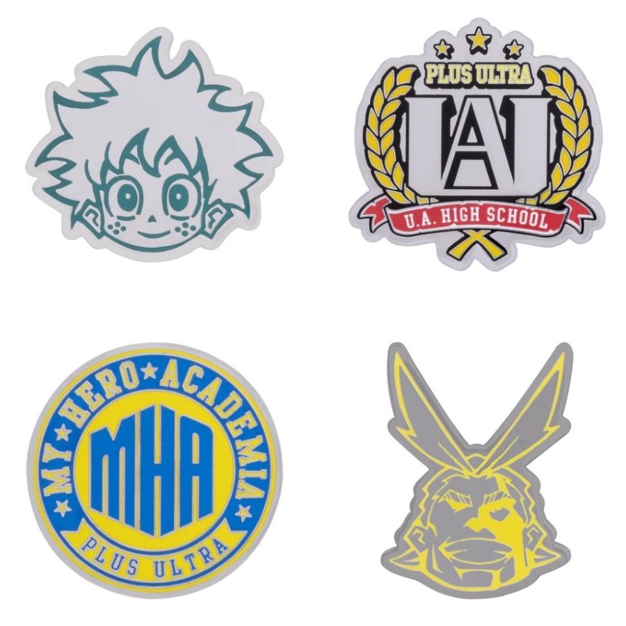 Funko Pin! Anime! My Hero Academia - UA High School Pin 4-Pack - Cats In Hat Inc.
