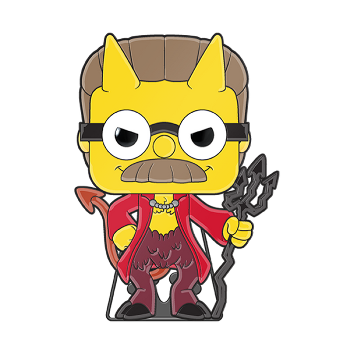 Funko Pop! Pin! Animation! Simpsons: Horror - Devil Flanders - Cats In Hat Inc.