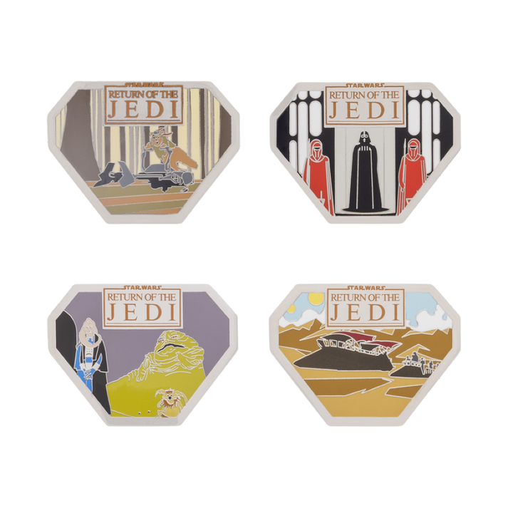 Funko Pop! Pin! Movies! Star Wars: Return of the JediJ 40th Anniversary - Enamel Pin 4-Pack