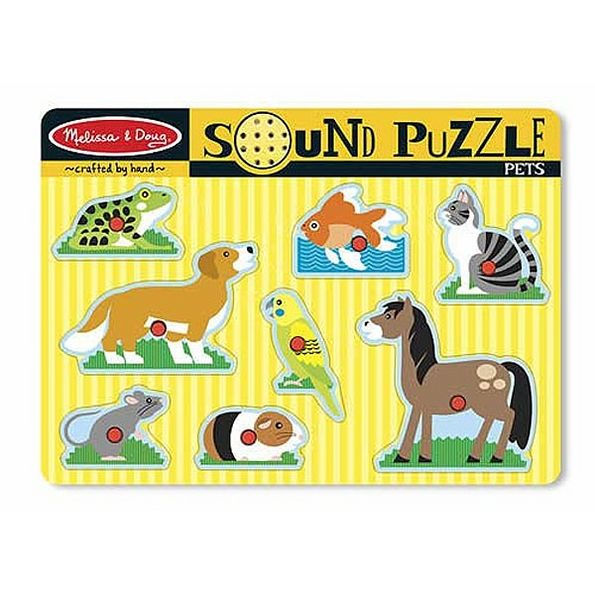 Melissa & Doug Pets Sound Puzzle [With Battery]