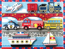 Melissa & Doug Vehicles Chunky Puzzle
