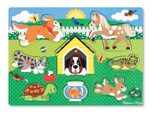 Pets Peg Puzzle - 8 Pieces