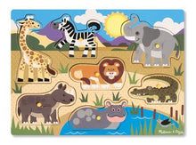 Safari Peg Puzzle - 7 Pieces