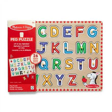 Melissa & Doug See-Inside Alphabet Peg Puzzle (Uc) - 26 Pieces