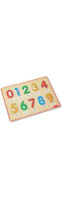 Melissa & Doug See-Inside Numbers Peg Puzzle - 10 Pieces