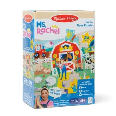 Melissa & Doug Ms. Rachel Floor Puzzle - Farm