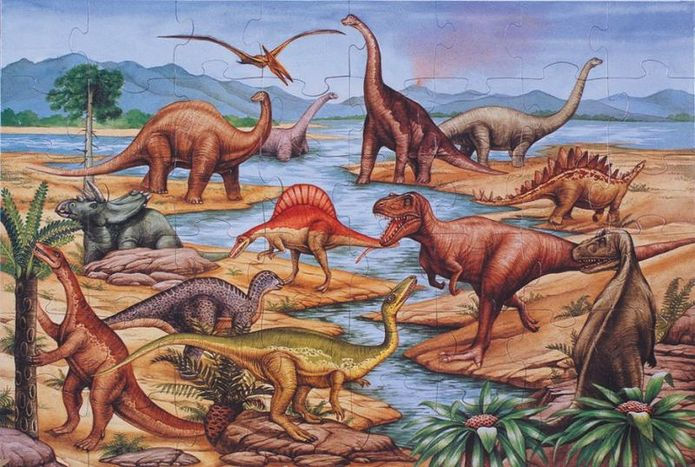 Dinosaurs Floor (48 Pc)