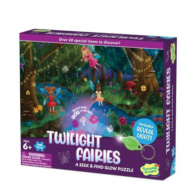 Seek & Find Glow Puzzle: Twilight Fairies [With Battery]