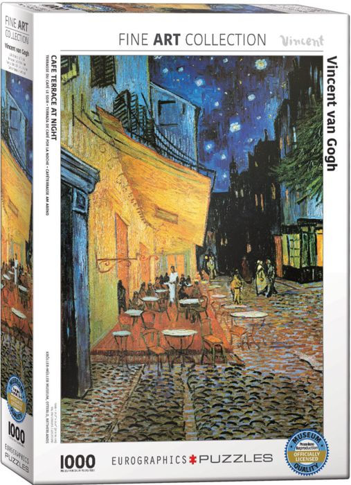 Cafe Terrace at Night by Vincent Van Gogh 1000-Piece Puzzle