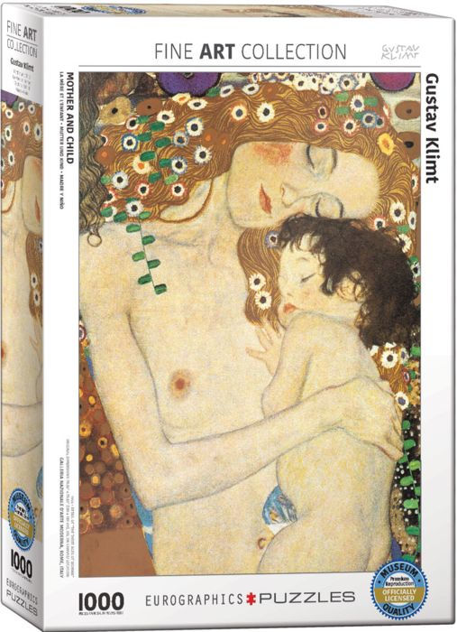 Mother and Child (Detail) by Gustav Klimt