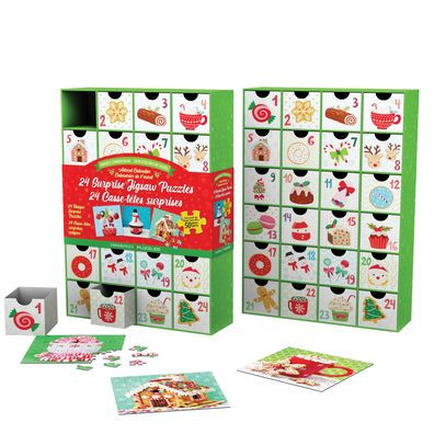 Sweet Christmas Advent Calendar Puzzle Set