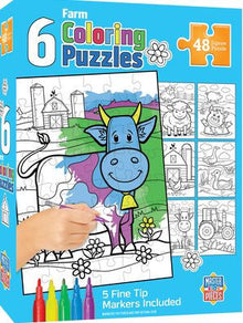 Farm Coloring Puzzles