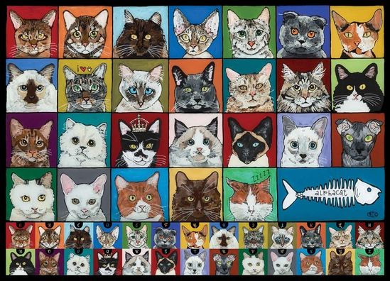 Alphacats 1000 Piece Jigsaw