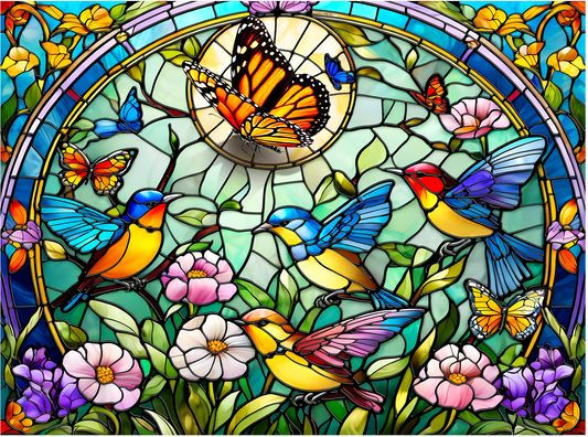 Sg Songbirds & Butterflies 1000 Pz Puzzle