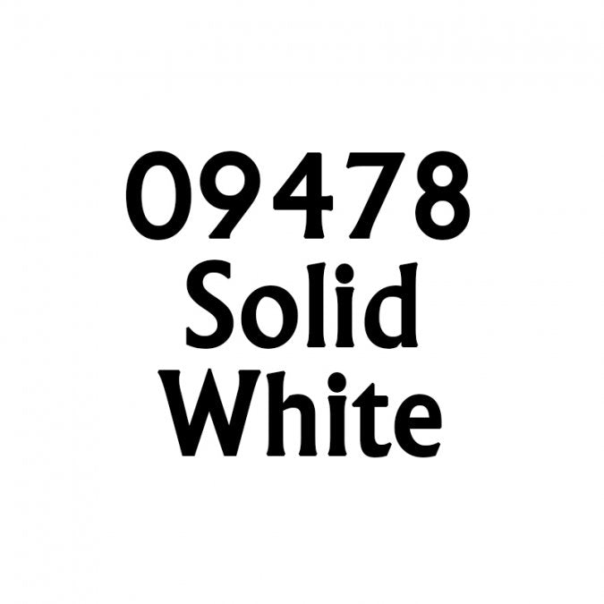 Master Series Paints: Bones: Solid White