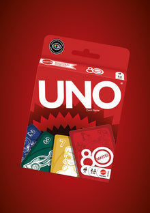 UNO: Mattel 80th Anniversary Ruby Red