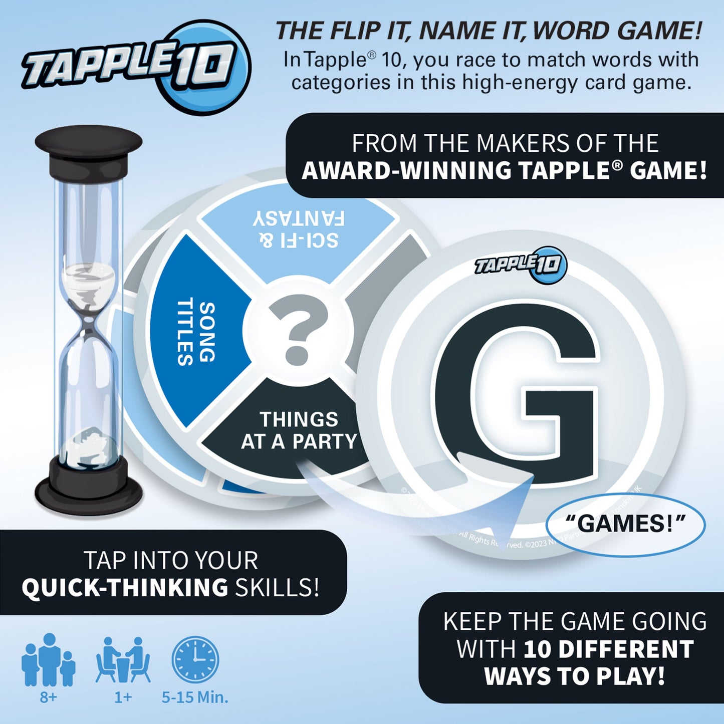 Tapple 10: The Flip It, Name It, Word Game!
