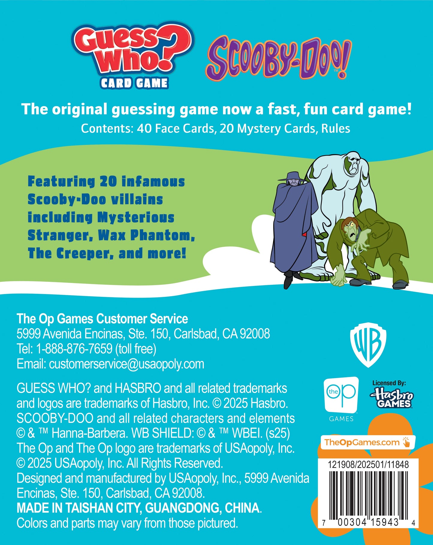 Guess Who Card Game: Scooby-Doo