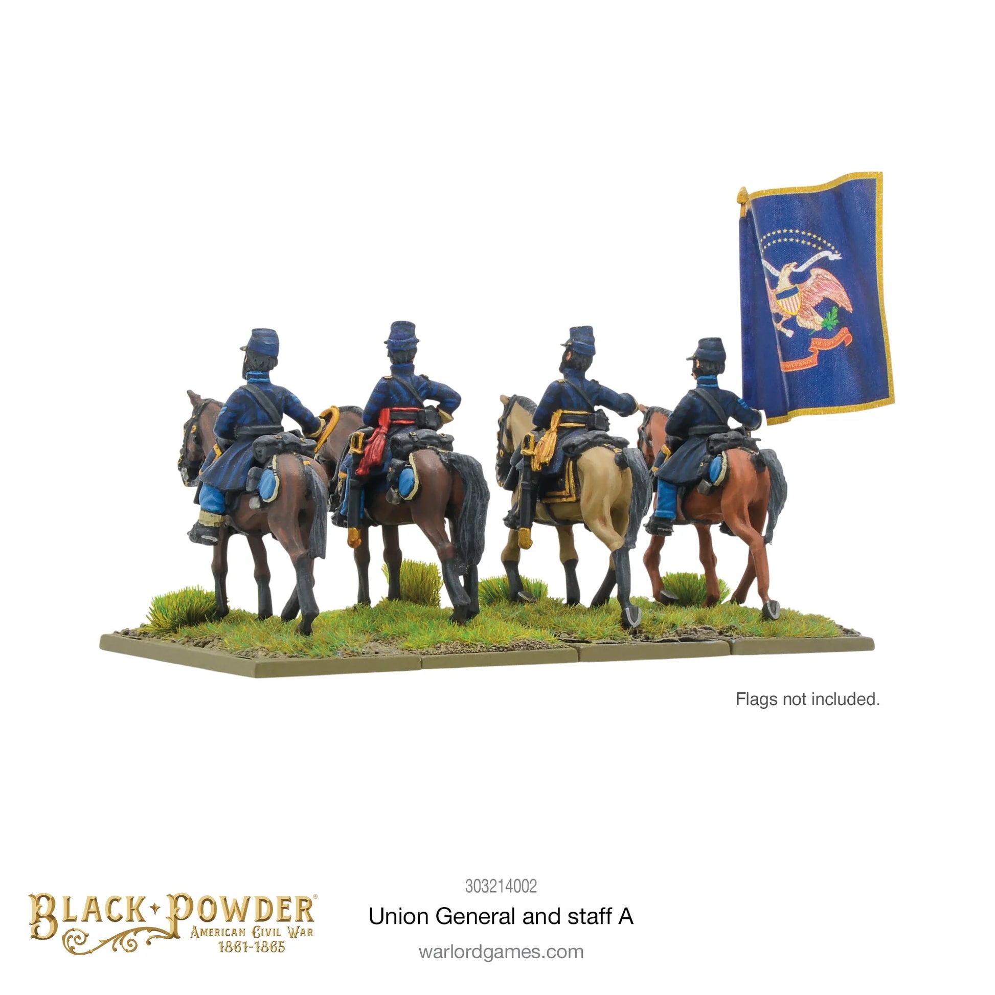 Black Powder: American Civil War: Union General and Staff A By Warlord Games