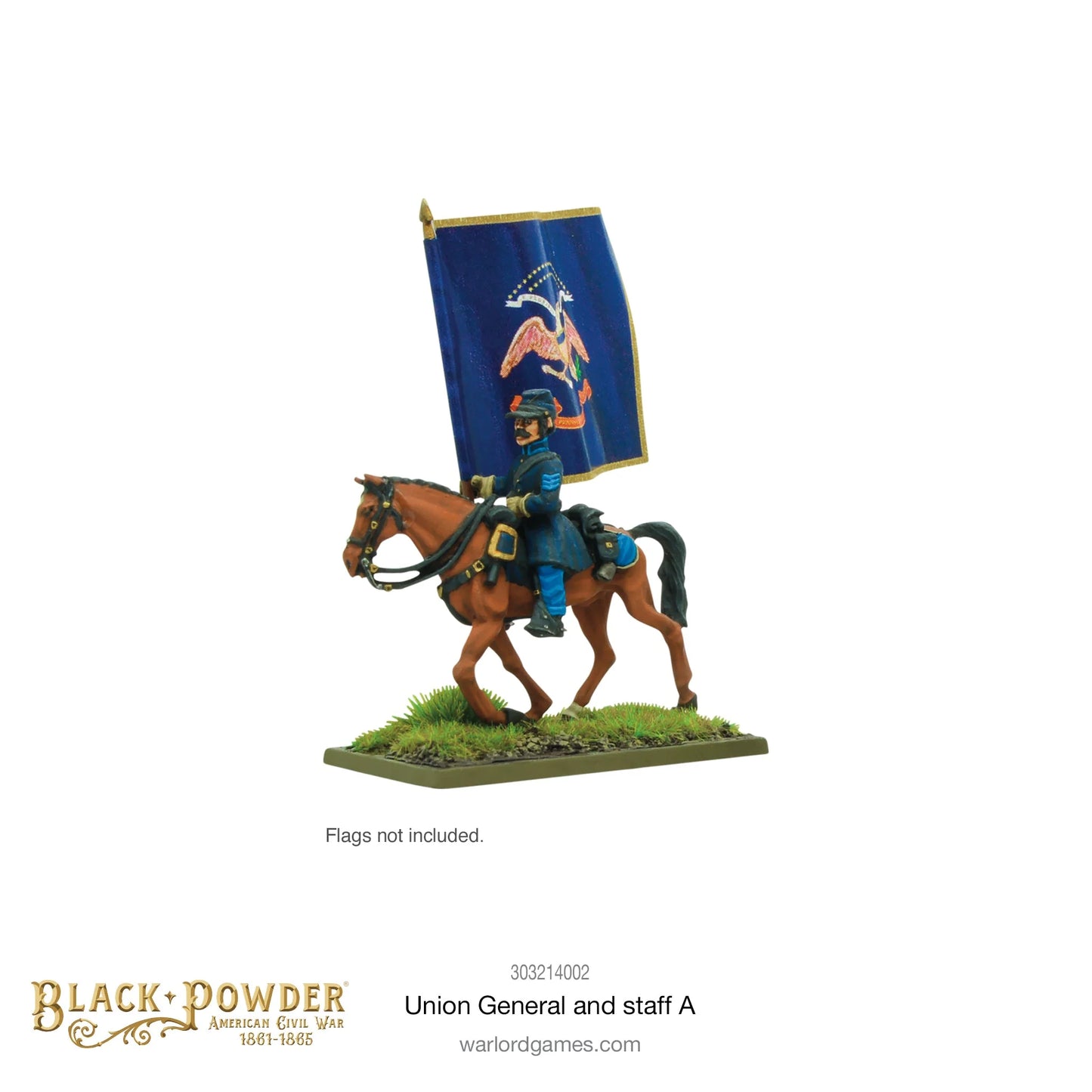 Black Powder: American Civil War: Union General and Staff A By Warlord Games